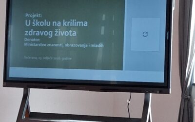 Treća radionica preventivnog projekta “U školu na krilima zdravog života”
